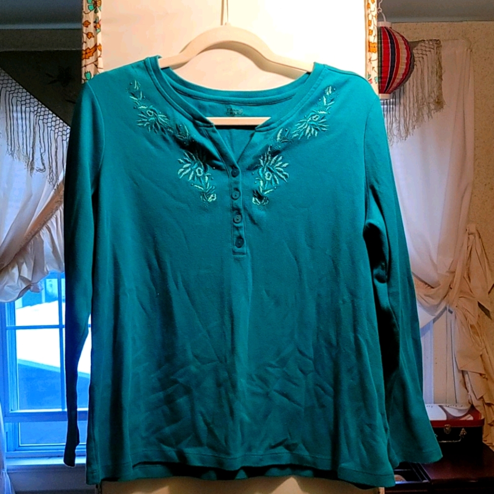 Embroidered top